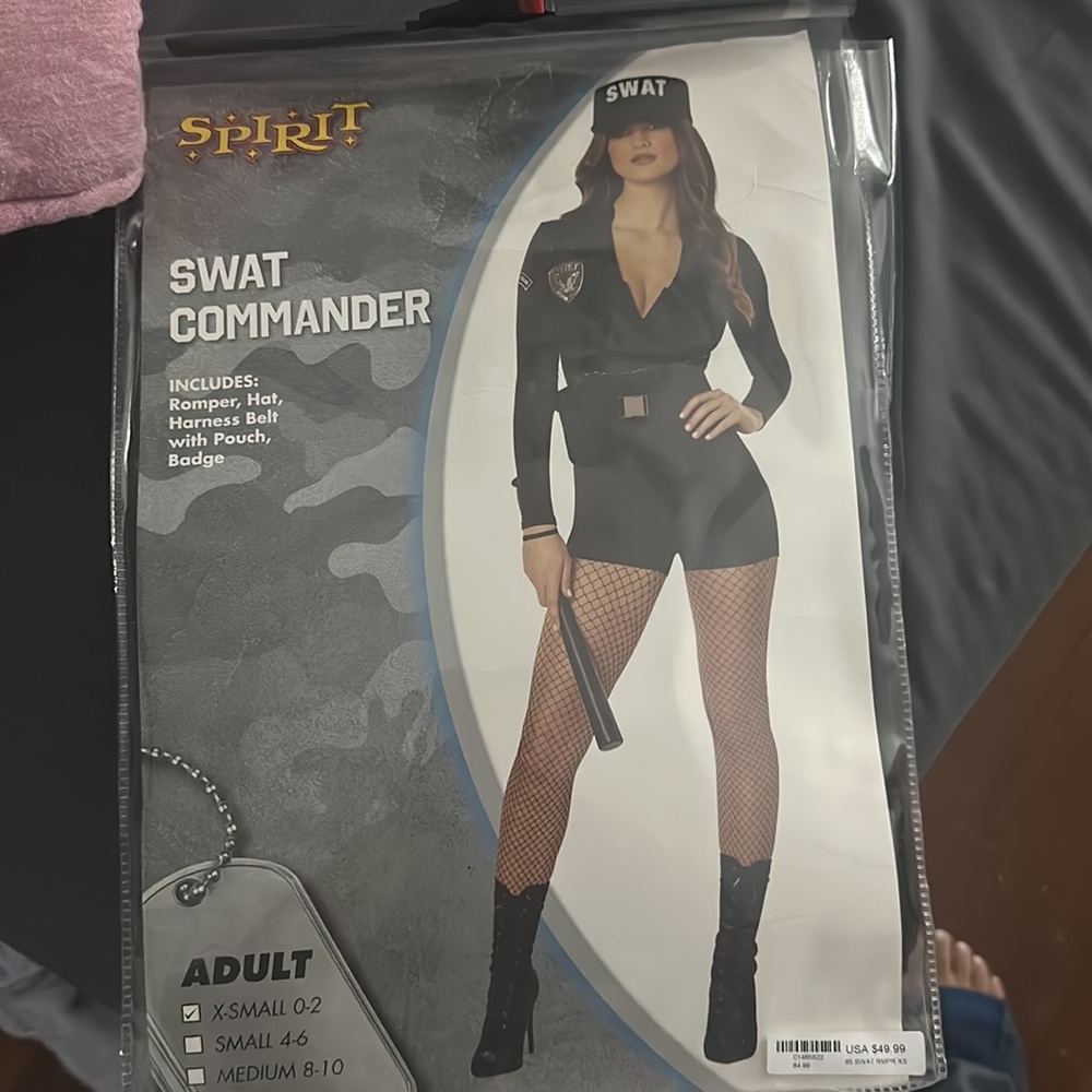 Womens Swat/Police/Cop Costume XS